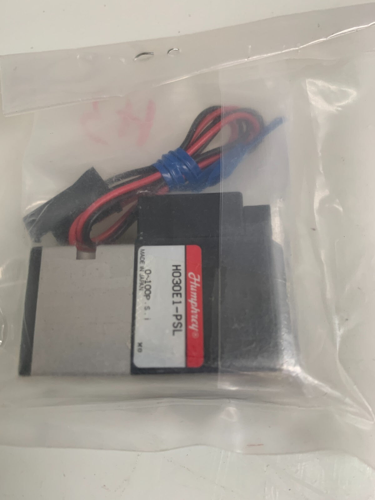 HUMPHREY 0-100 PSI 24VDC  Solenoid Valve   H030E1-PSL