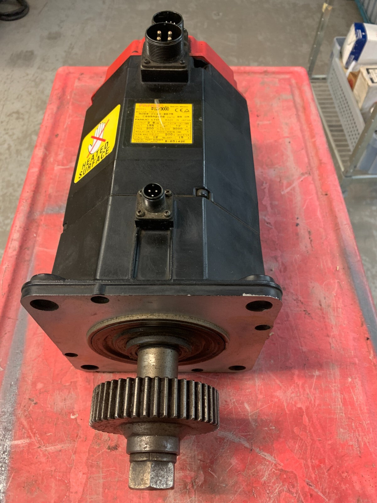 FANUC A12/3000 A06B-0143-B675 A06B0143B675R 2.8KW A.C. SERVO MOTOR