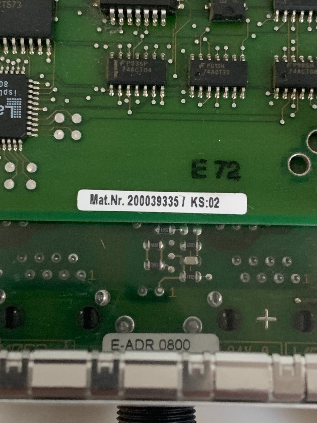 SIEMENS PCI CONTROL BOARD KSP-M54/COM 292 00335522-02 6AR1310-0GG40-0AA0