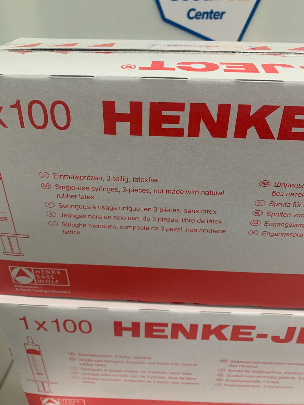 Lot of 4 boxes of 100 Henke-Ject Disp Syringe 10 mL Luer Lock 5100-X00V04
