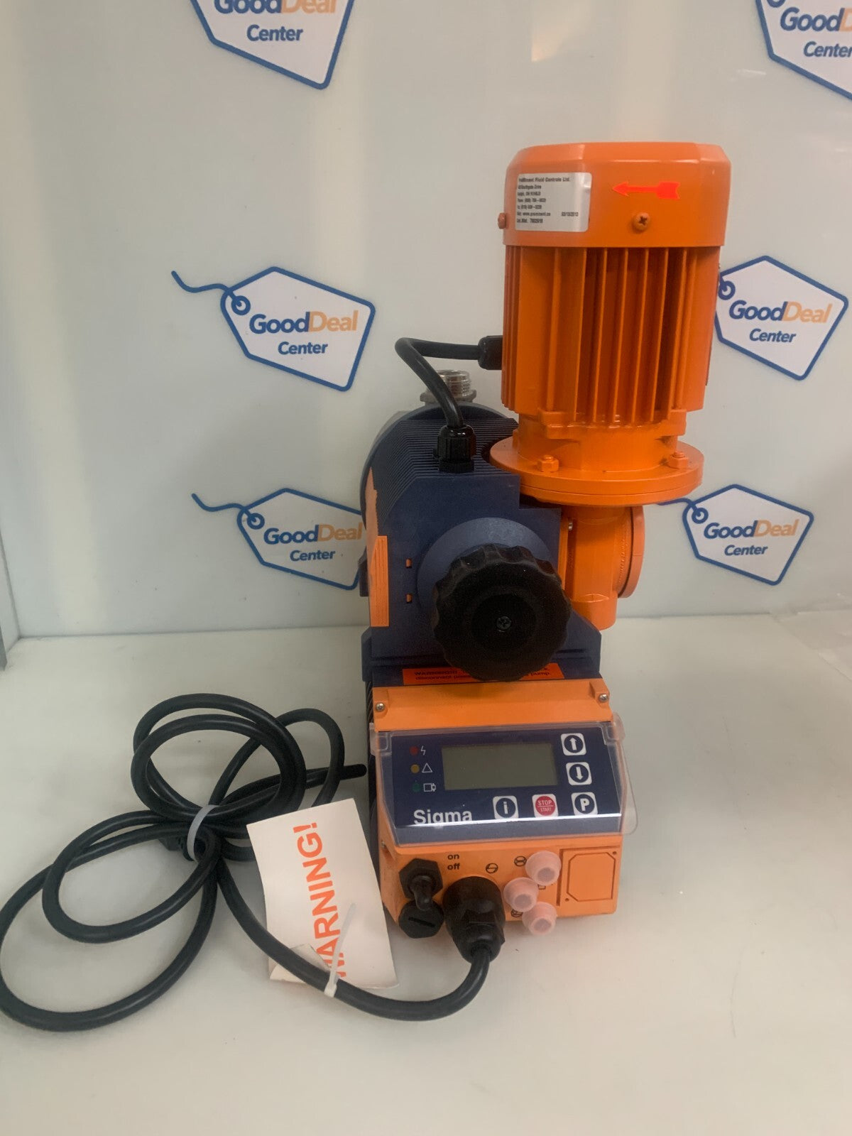 PROMINENT SIGMA METERING PUMP 27GPH W/S.STEEL BASE 81CAHO408488T8080UD011OC0