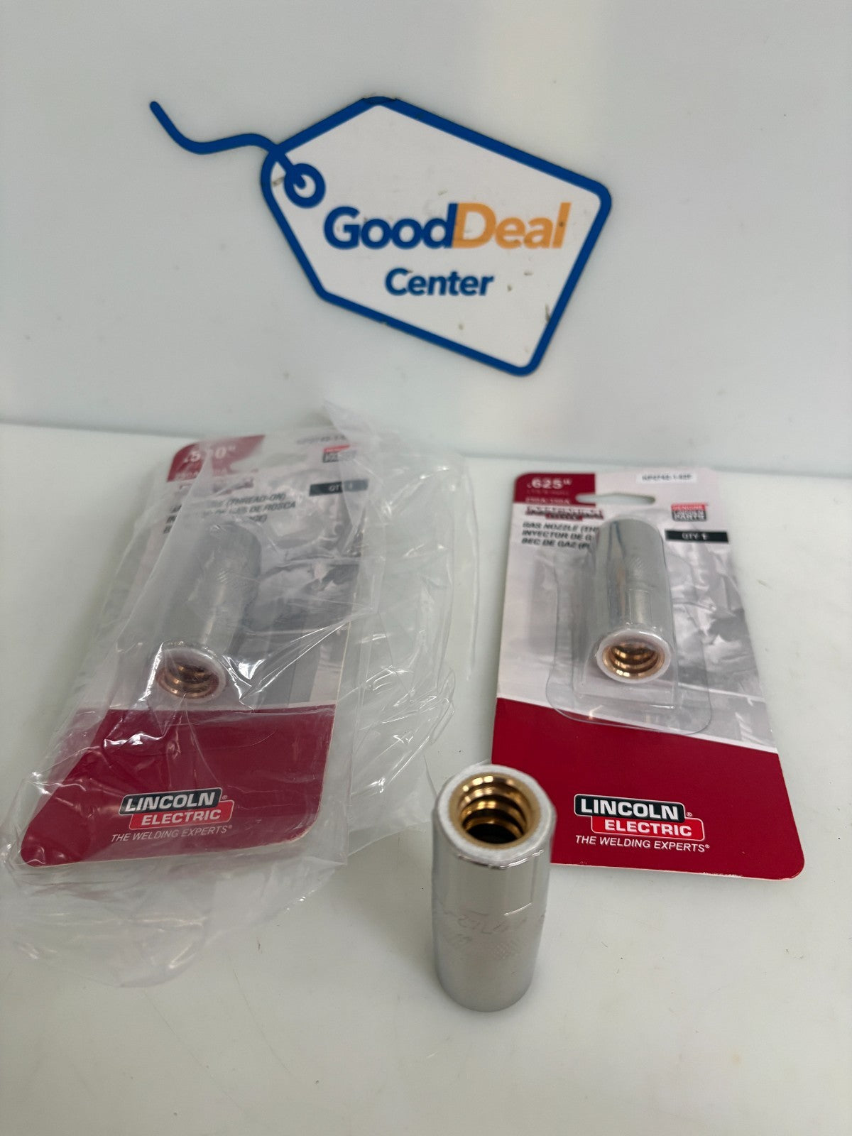 LOT OF 3 LINCOLN ELECTRIC GAS NOZZLE KP2742-1-62F0