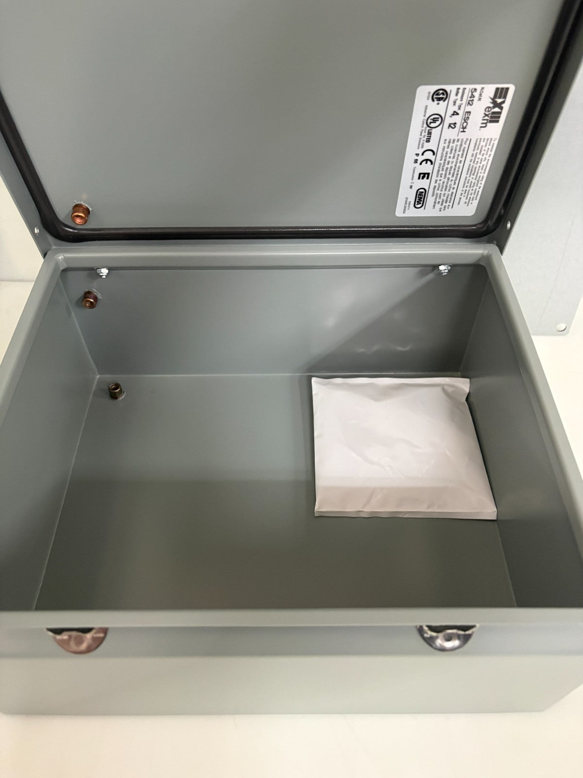 EXM JIC ENCLOSURE 12" X 10" X 5" POWDER COATED STEEL 5412 ESCH1210052