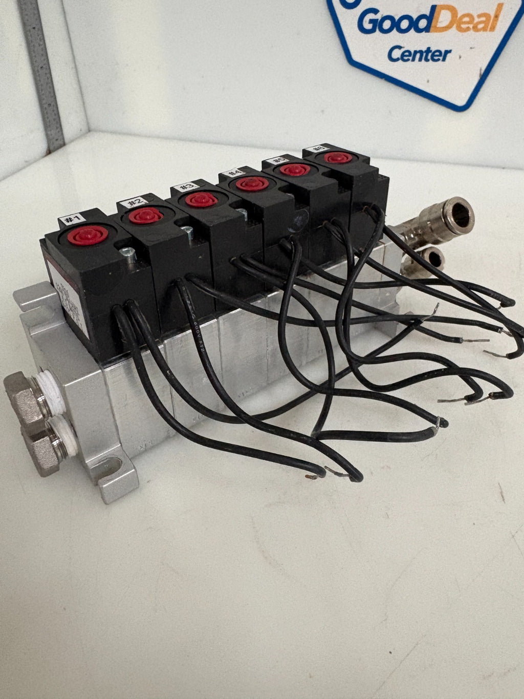 LOT OF 6 HUMPHREY SOLENOID VALVE BLOCK S310 120V2