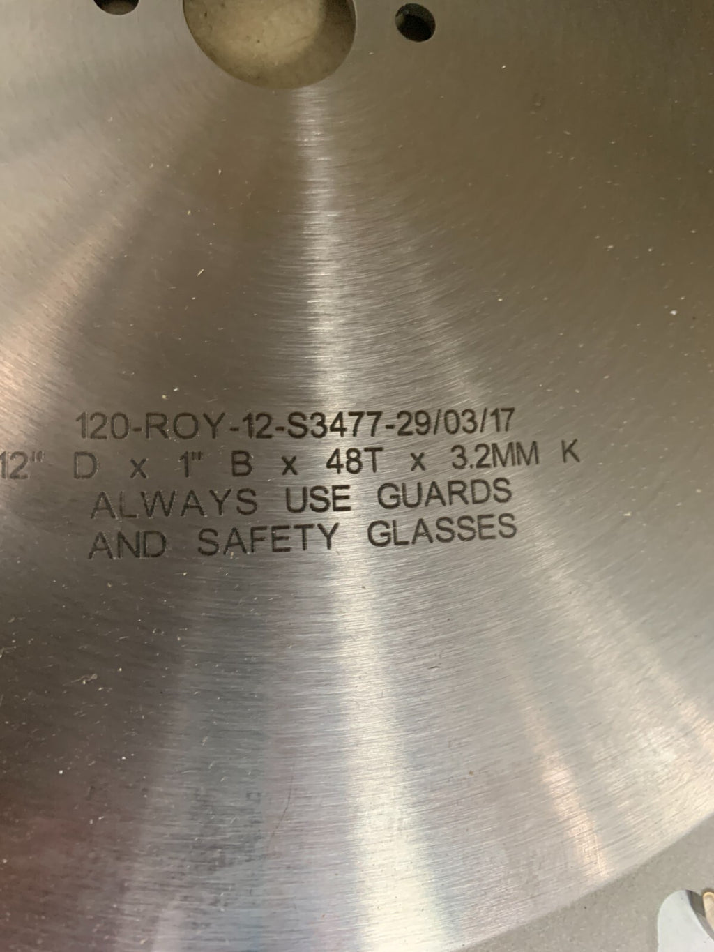 ROYCE AYR   Professional 12'' Saw Blade