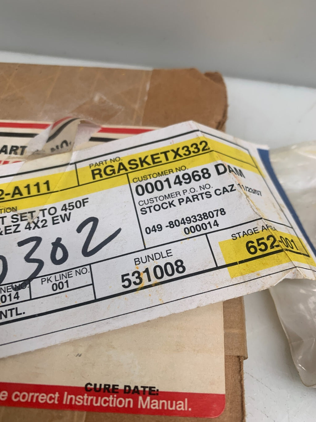 Fisher Gasket Set 1U225705092 Piston Ring