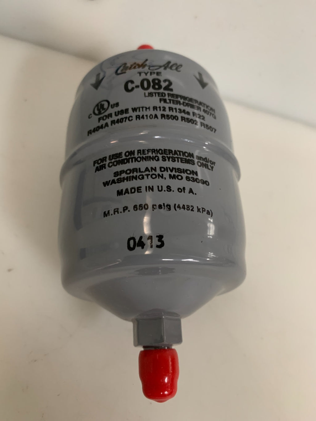 SPORLAN C-082 1/4" FILTER DRIER