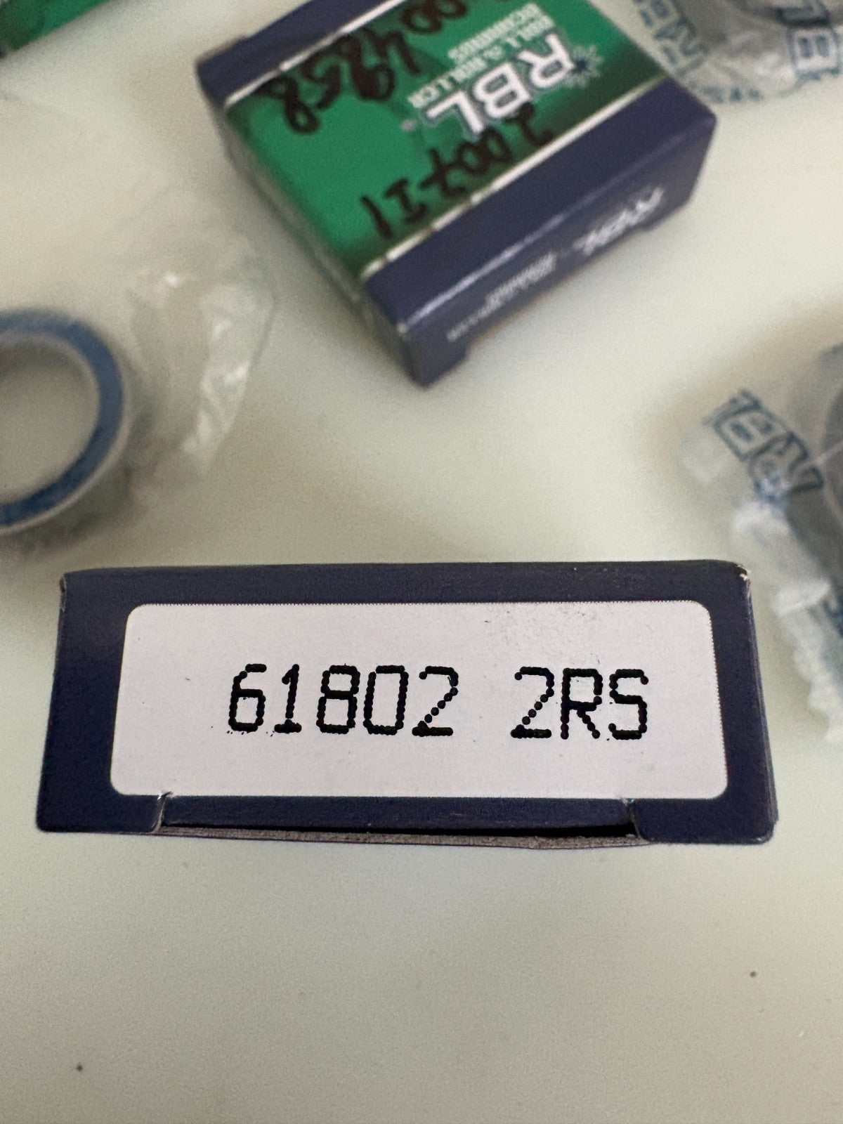 LOT OF 8 RBL BEARING 61802 2RS
