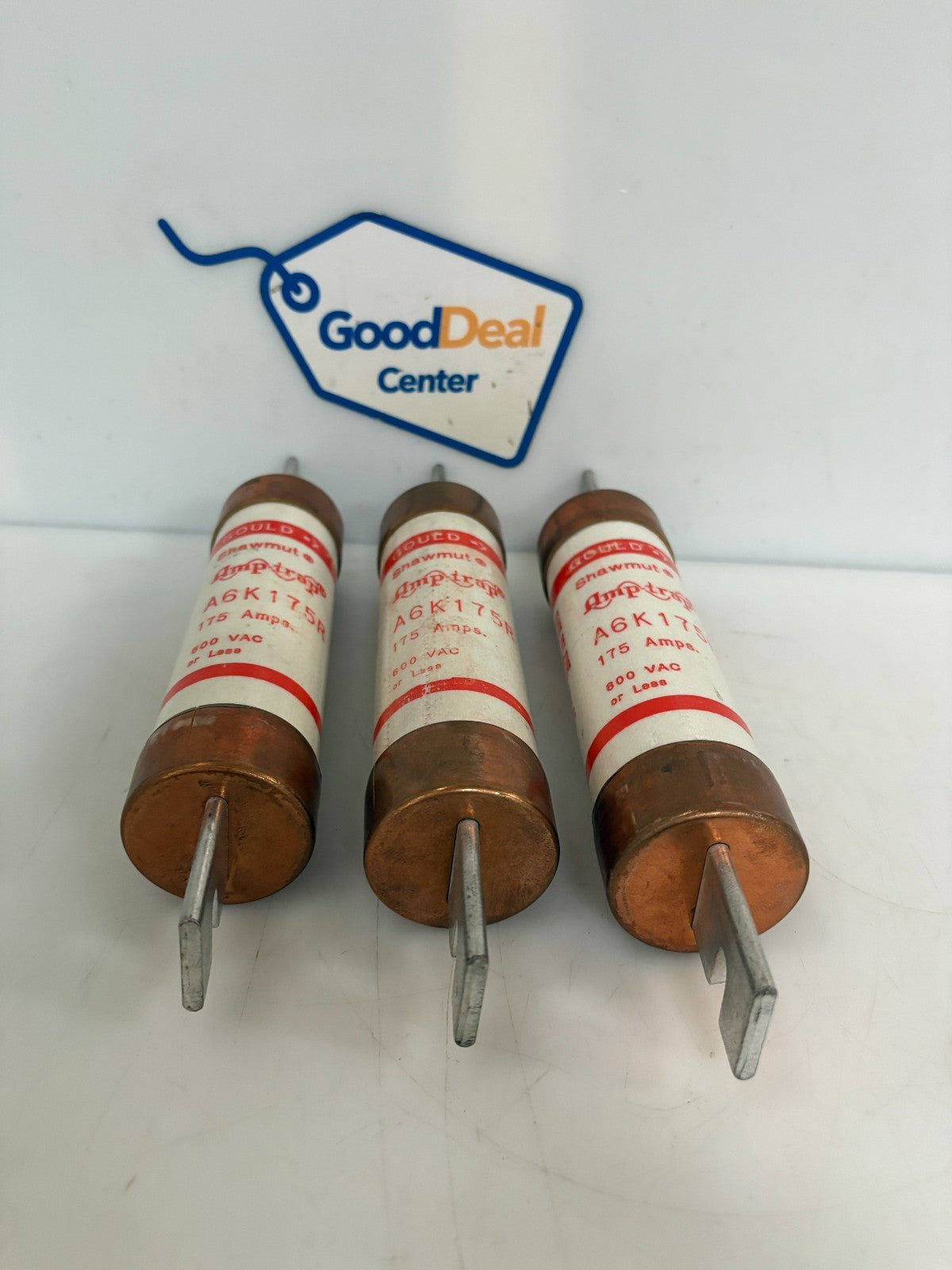 LOT OF 3 GOULD SHAWMUT A6K175R FUSE0