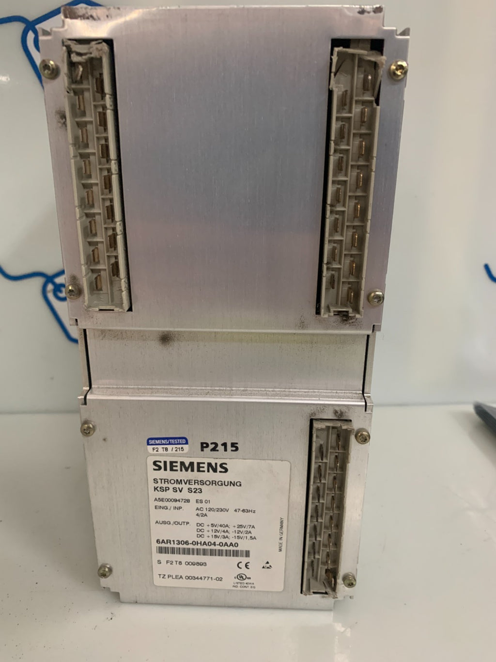 SIEMENS SURGE PROTECTOR CABINET KSP SV23 6AR1306-0HA04-0AA0 A5E00094728