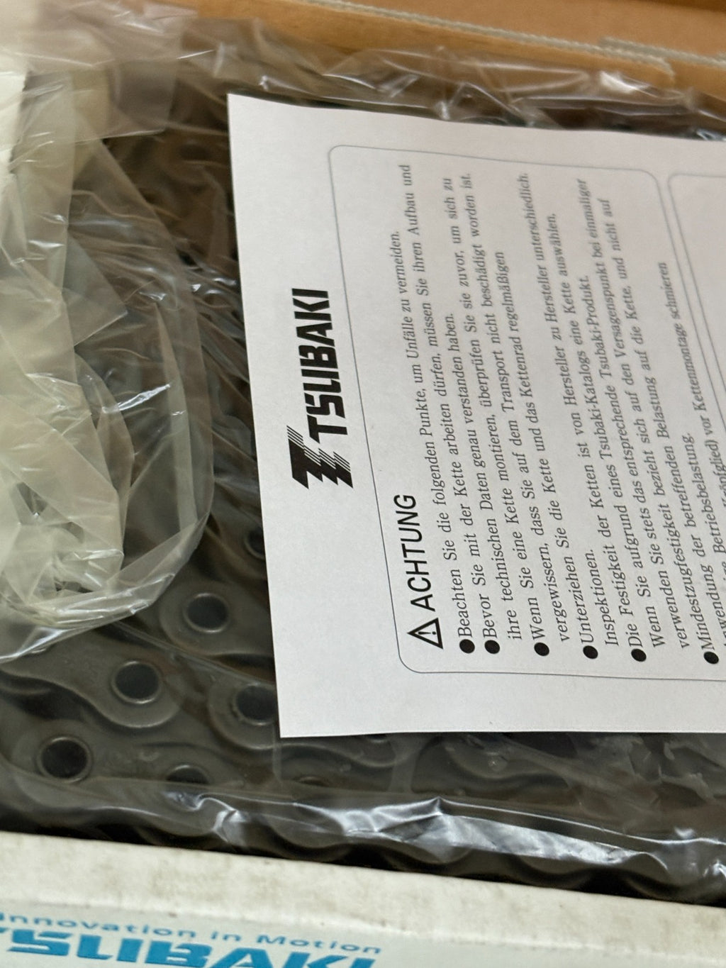 TSUBAKI ROLLER CHAIN RS50-HP-U S8998 50HPB