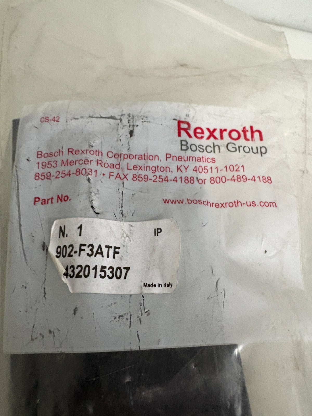LOT OF 2 REXROTH MANIFOLD SUBBASE 902-F3ATF