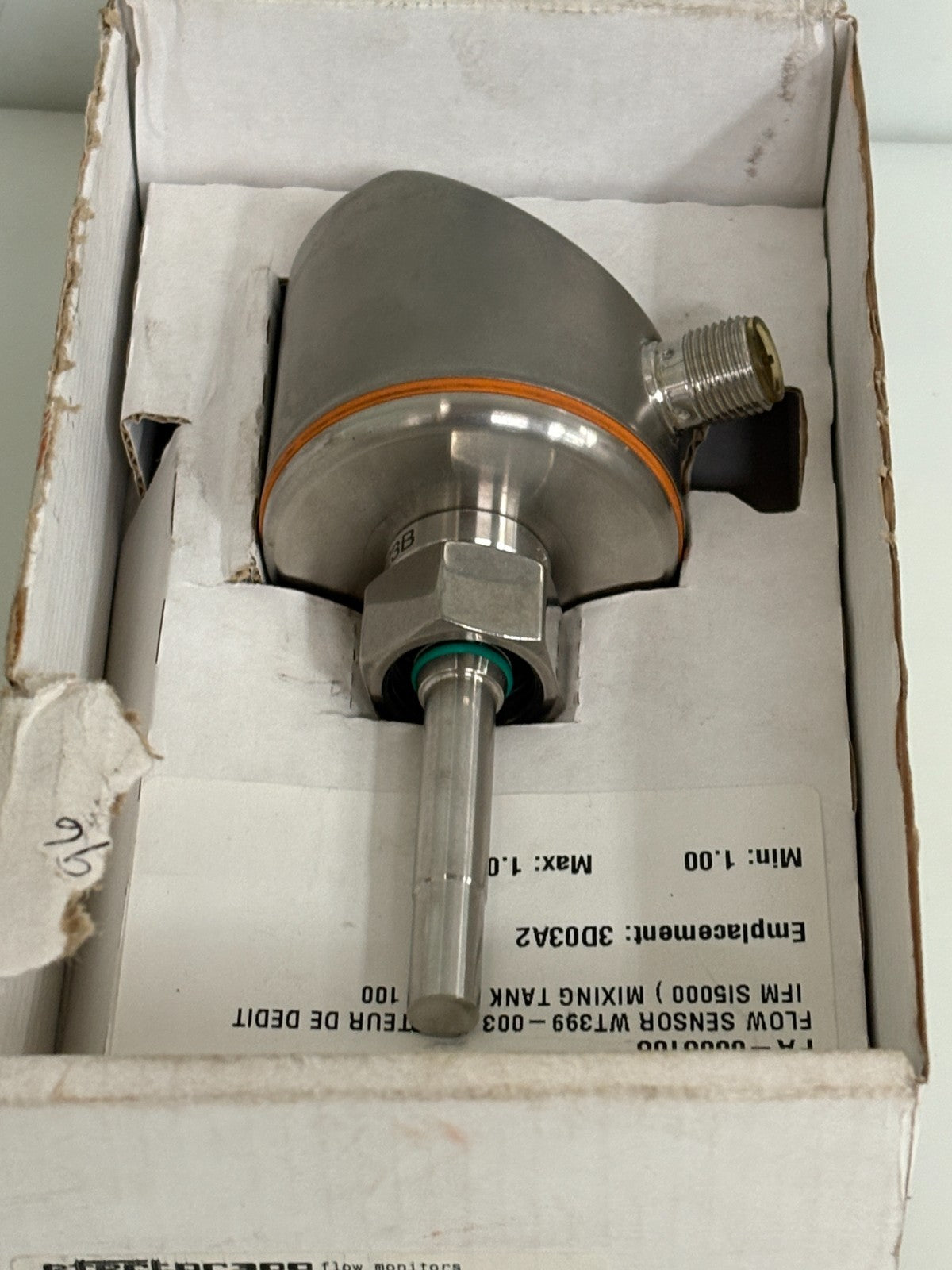 IFM SI5000 SCALE DISPLAY SENSOR FLOW MONITOR SID10ABBFPKG/US