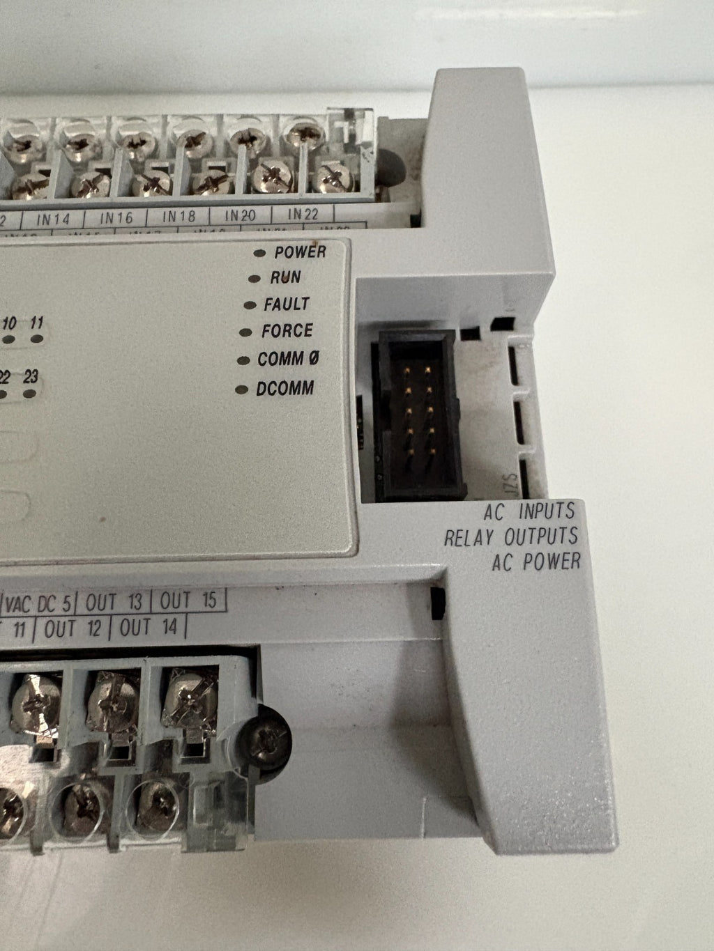ALLEN BRADLEY MICRO LOGIX 1200 POWER CONTROLLER 1762-L40AWA SER C REV H2
