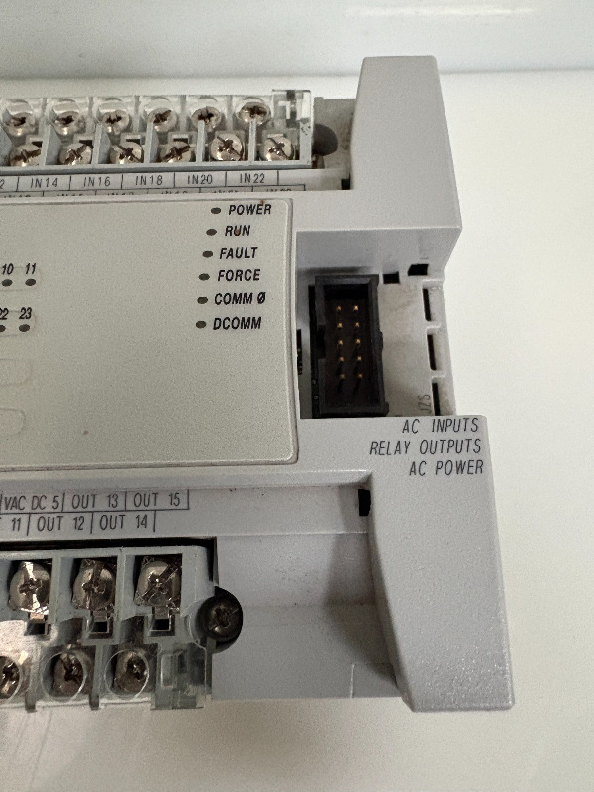 ALLEN BRADLEY MICRO LOGIX 1200 POWER CONTROLLER 1762-L40AWA SER C REV H2