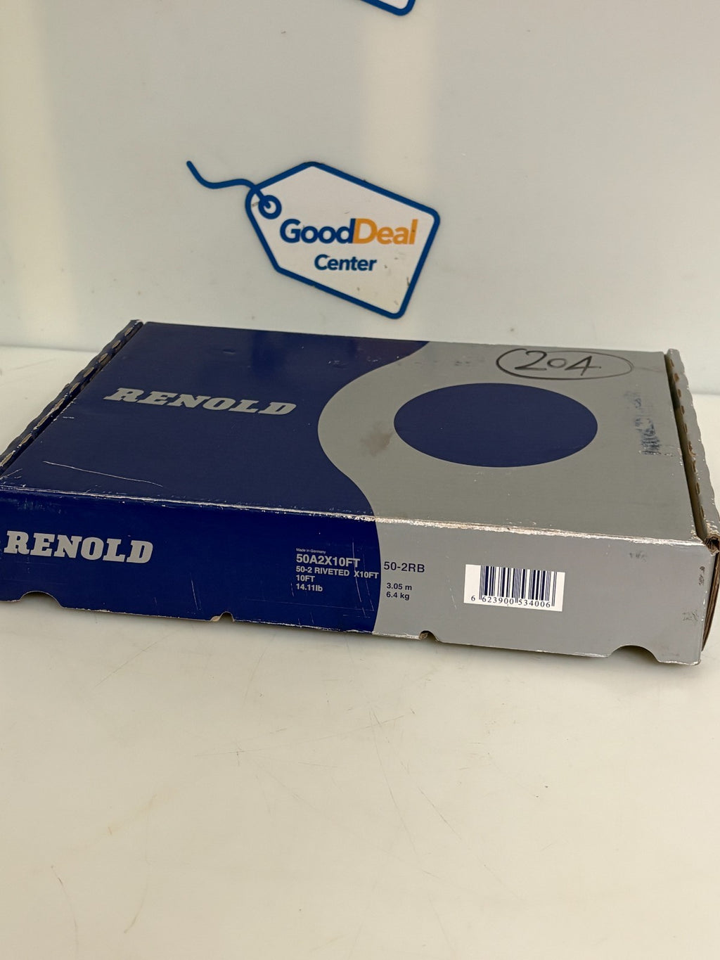 RENOLD DOUBLE ROLLER CHAIN 5/8" PITCH 10FT 50A2X10FT 50-2RB0