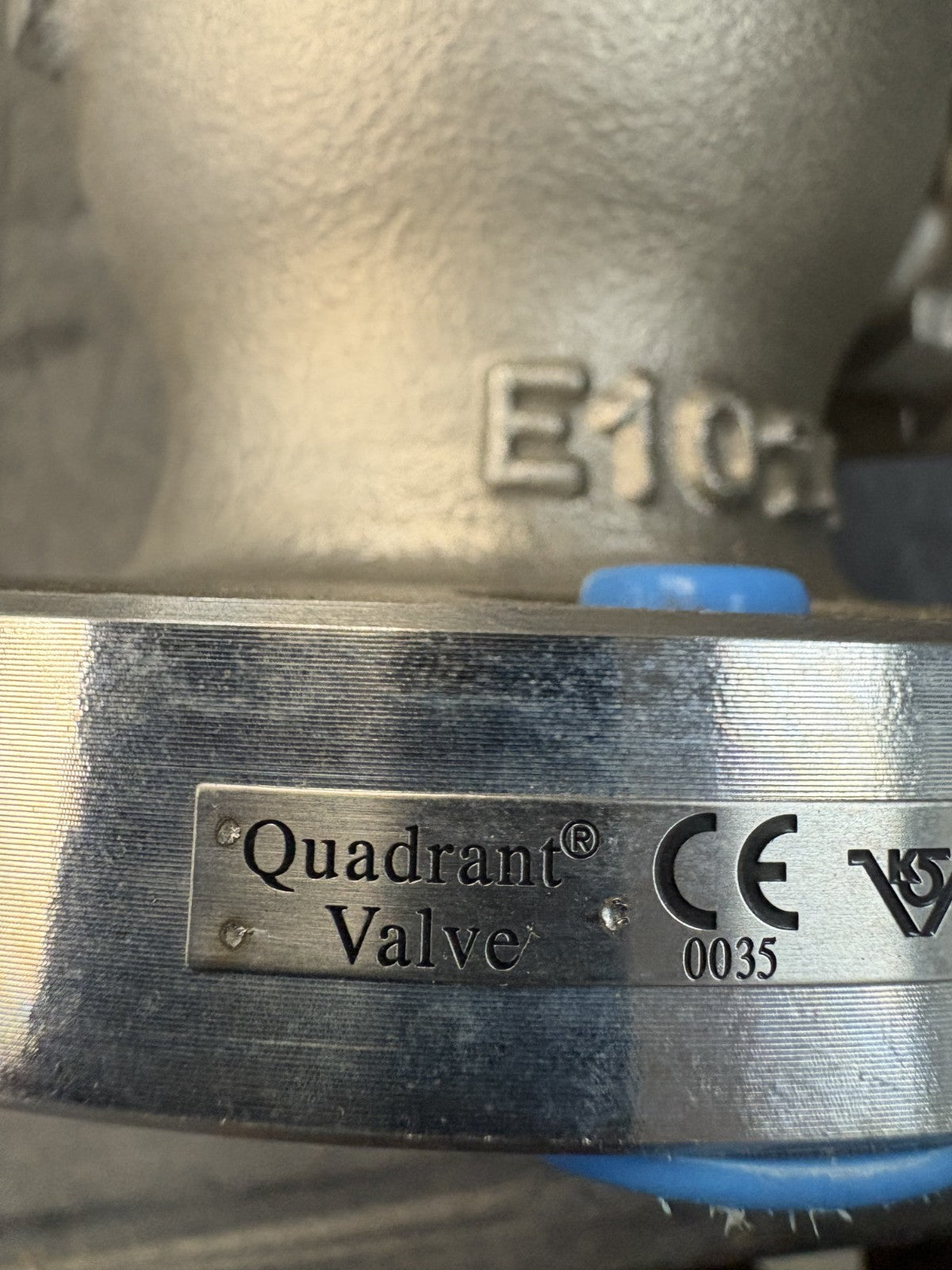 QUADRANT VALVE S.STEEL 4" MANUAL E 1024 NACE F1RSSRGLH1F400 4-150 CF8M1