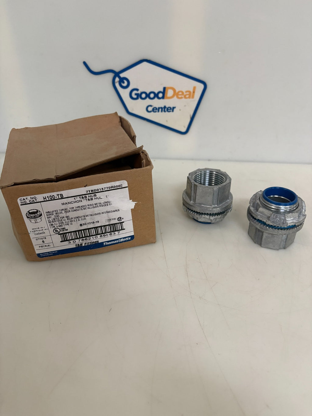 ABB THOMAS & BETTS 1" T & B HUB H 100-TB  5 IN BOX0