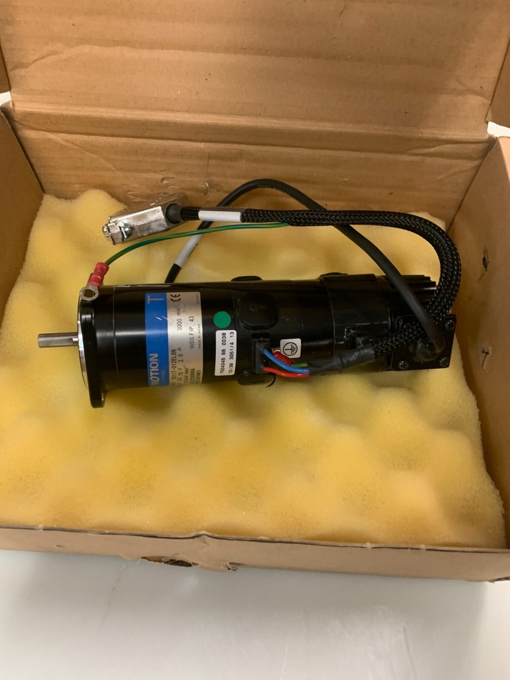 Sanyo Denki T511T-012EL8N 110W DC 75V Servo Motor