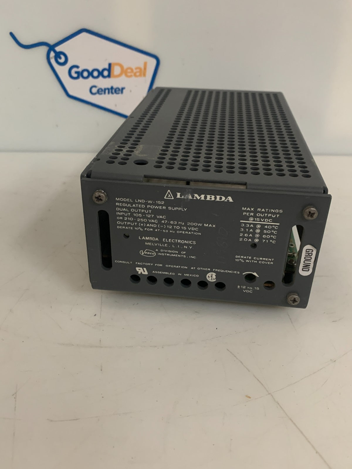 LAMBDA POWER SUPPLY LND-W-152