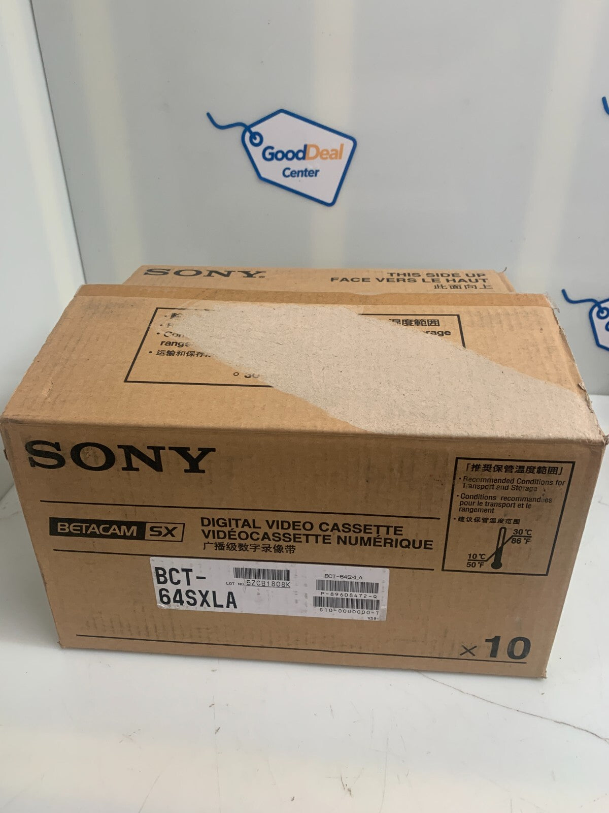 SONY BCT-64SXLA BetaCam SX  Digital Video Cassette (Box of 10)1
