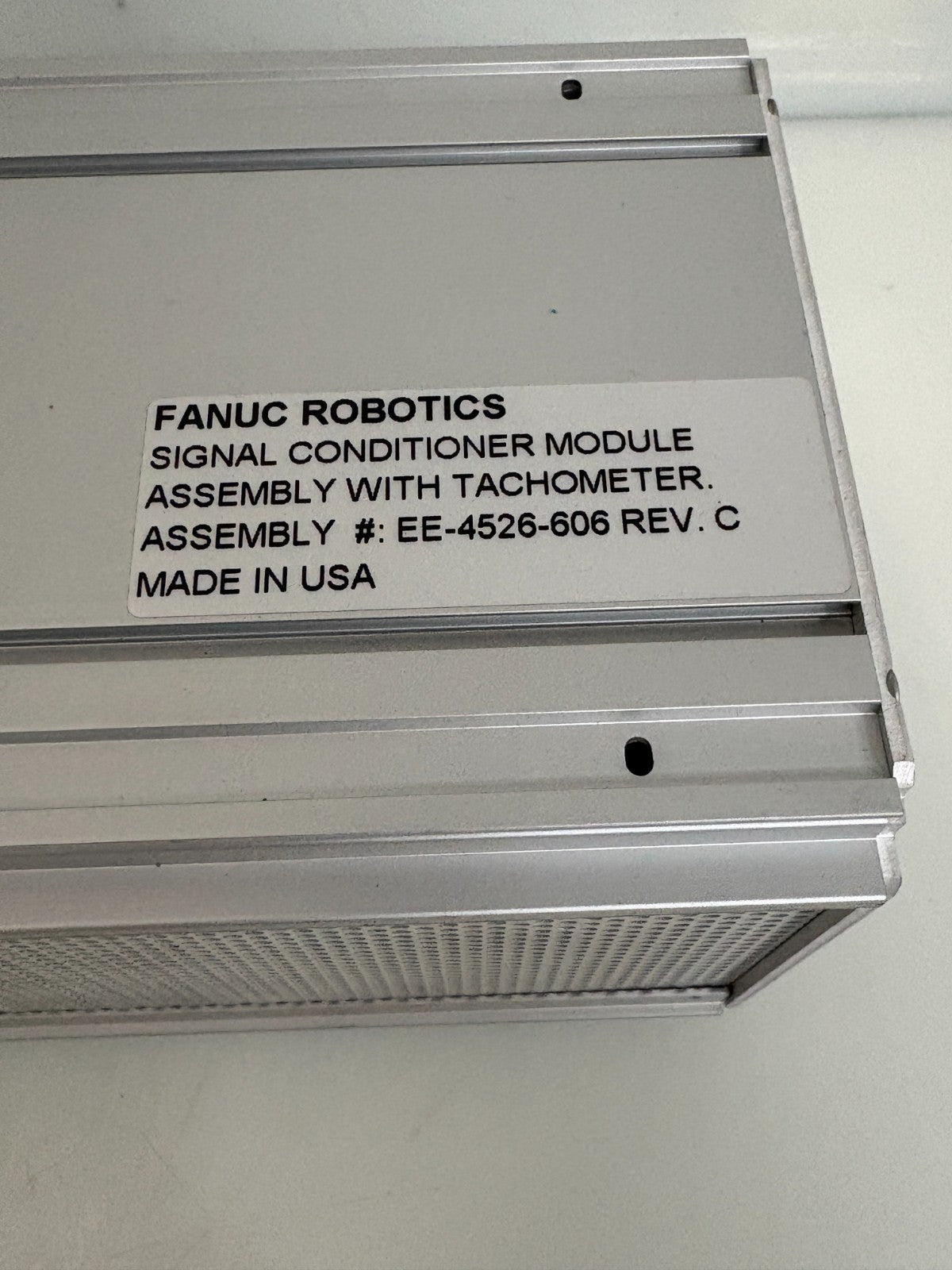 FANUC ROBOTICS FB-200-BSC-T BELL SPEED CONTROL SIGNA CONDITIONER MODULE4