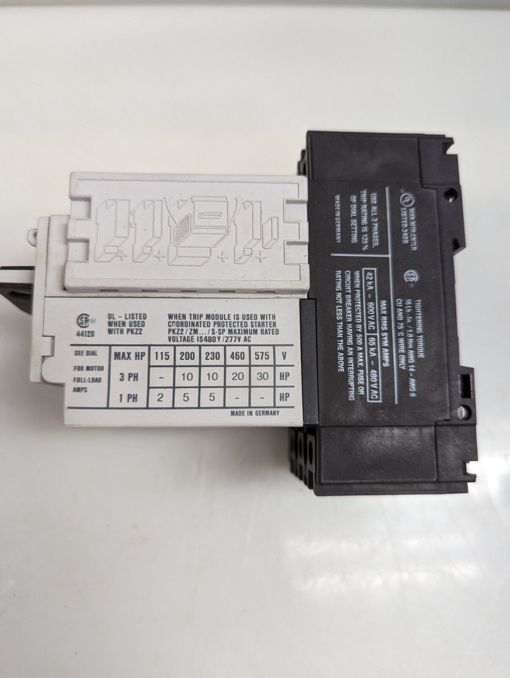 Moeller ZM-32-PKZ2 Motor Starter