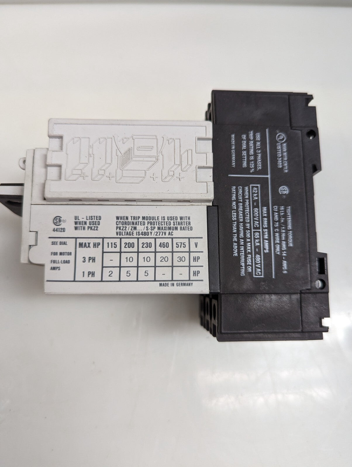 Moeller ZM-32-PKZ2 Motor Starter
