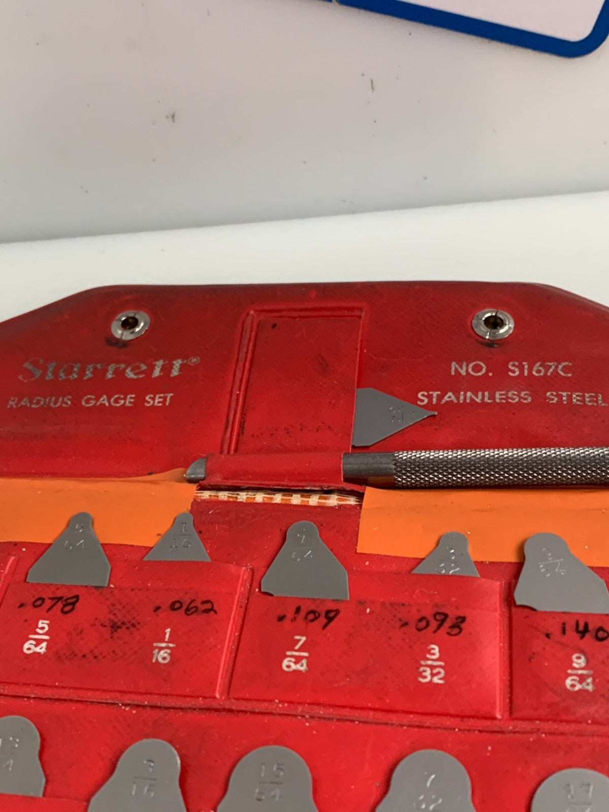 STARRETT  Radius Gauge Set  #5167C