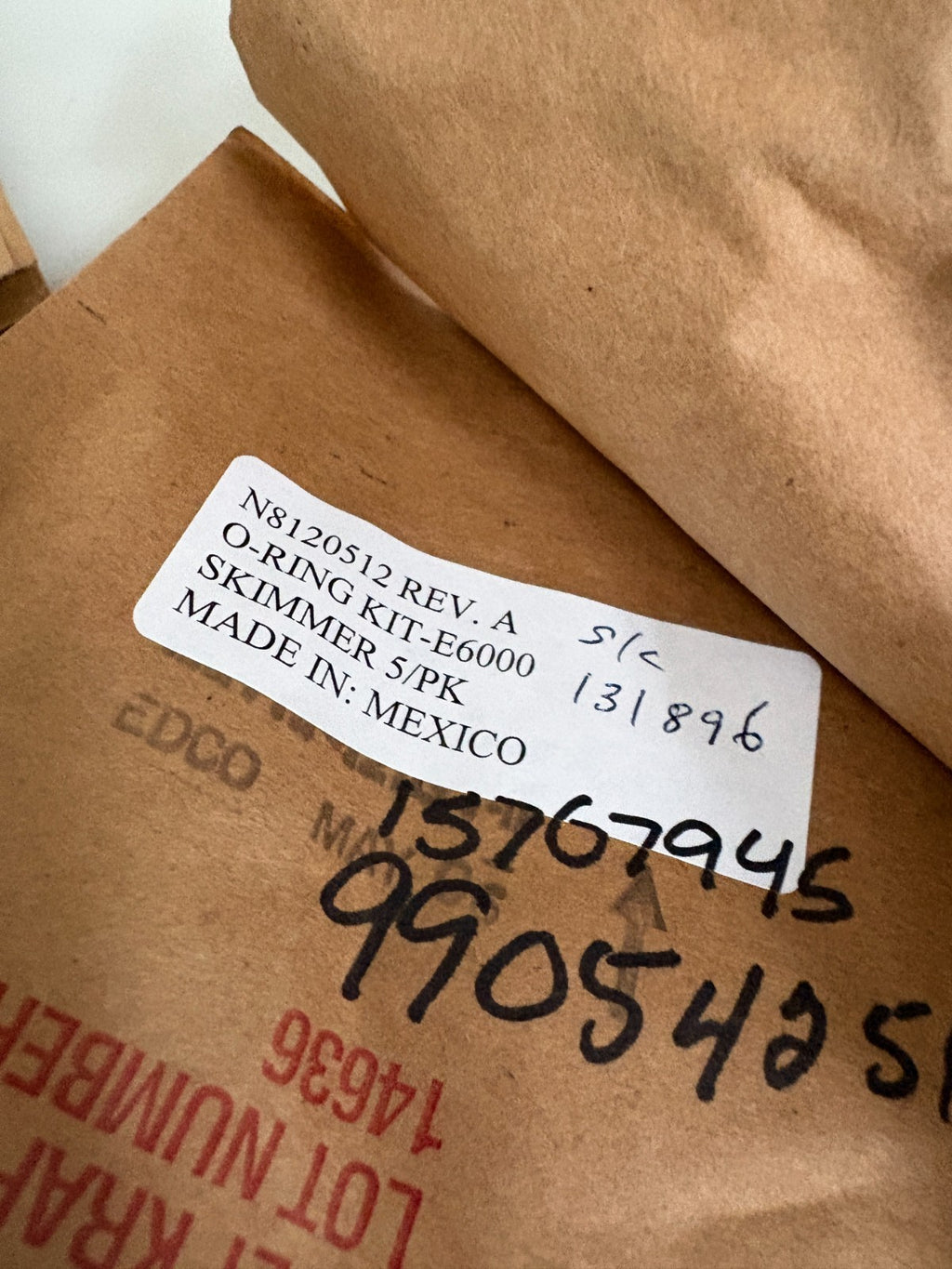 MICRO ANALYSIS O RING VITON BROWN N8120511 BAG OF 5