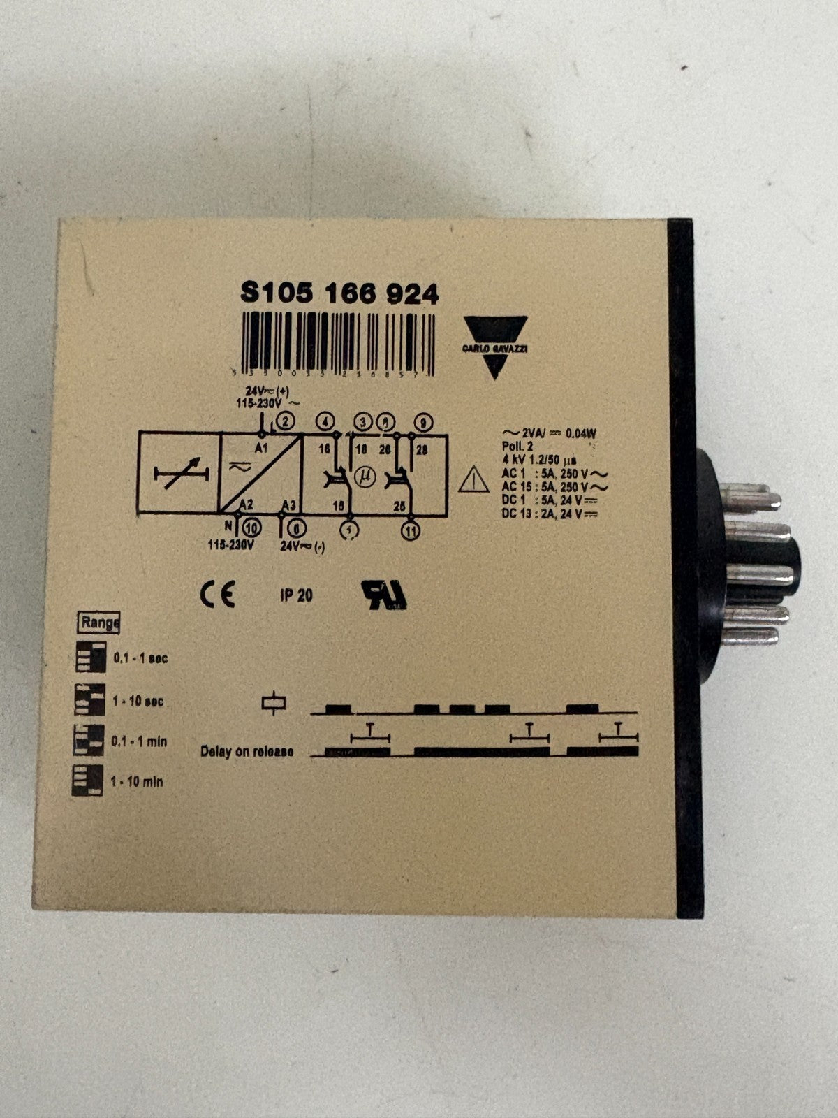 CARLO GAVAZZI TIMER S105 166 9242