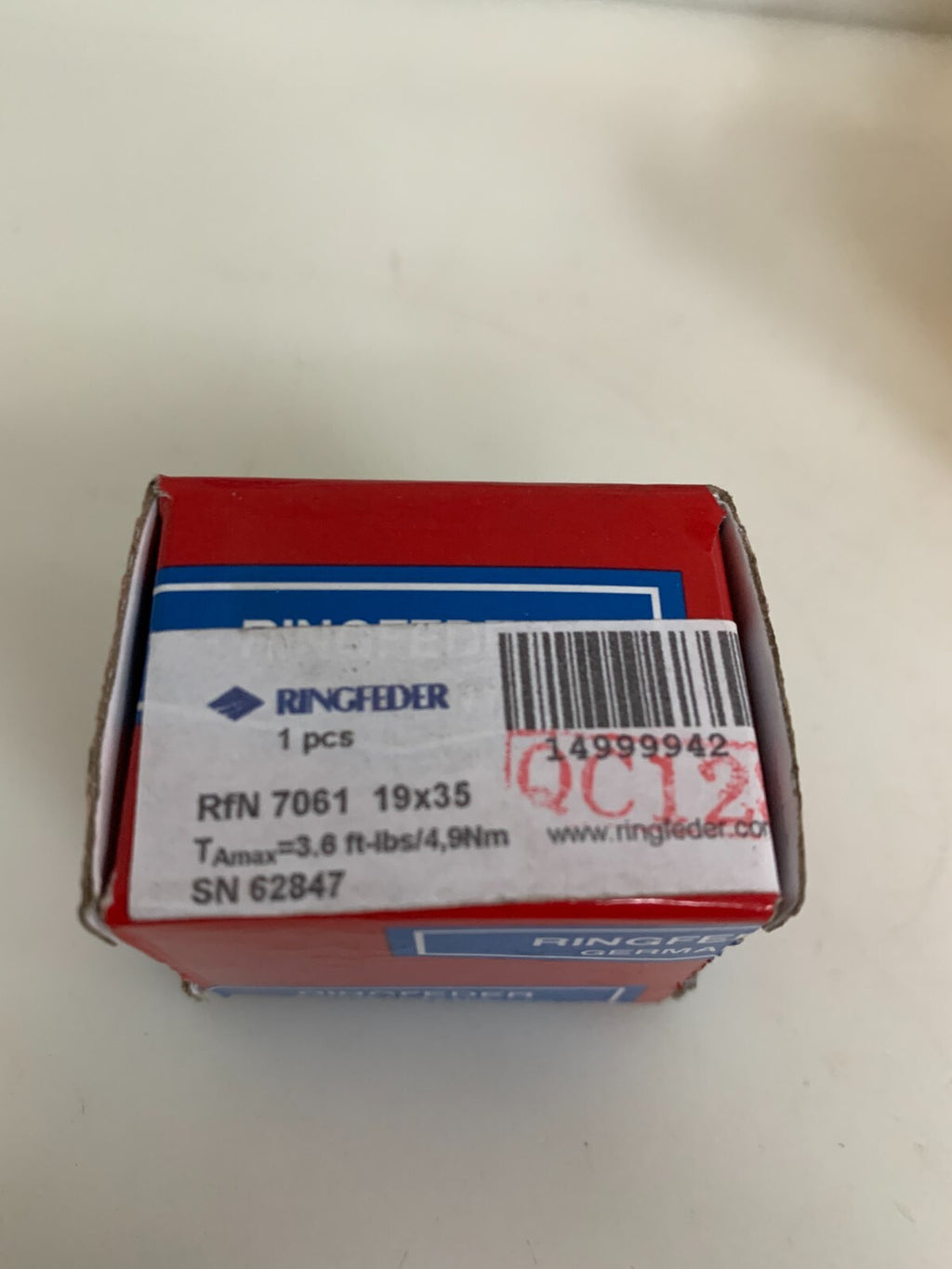 RINGFEDER SPRING RING RFN 7061 19X35