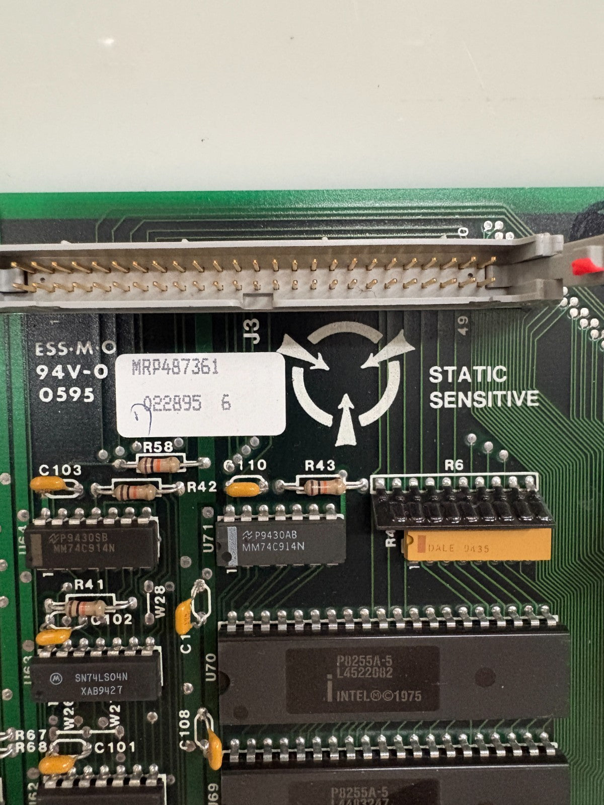 LIEBERT EMERSON PROCESSOR BOARD UPS CONTROL CARD 02-792205-20 REV 2 P/L14