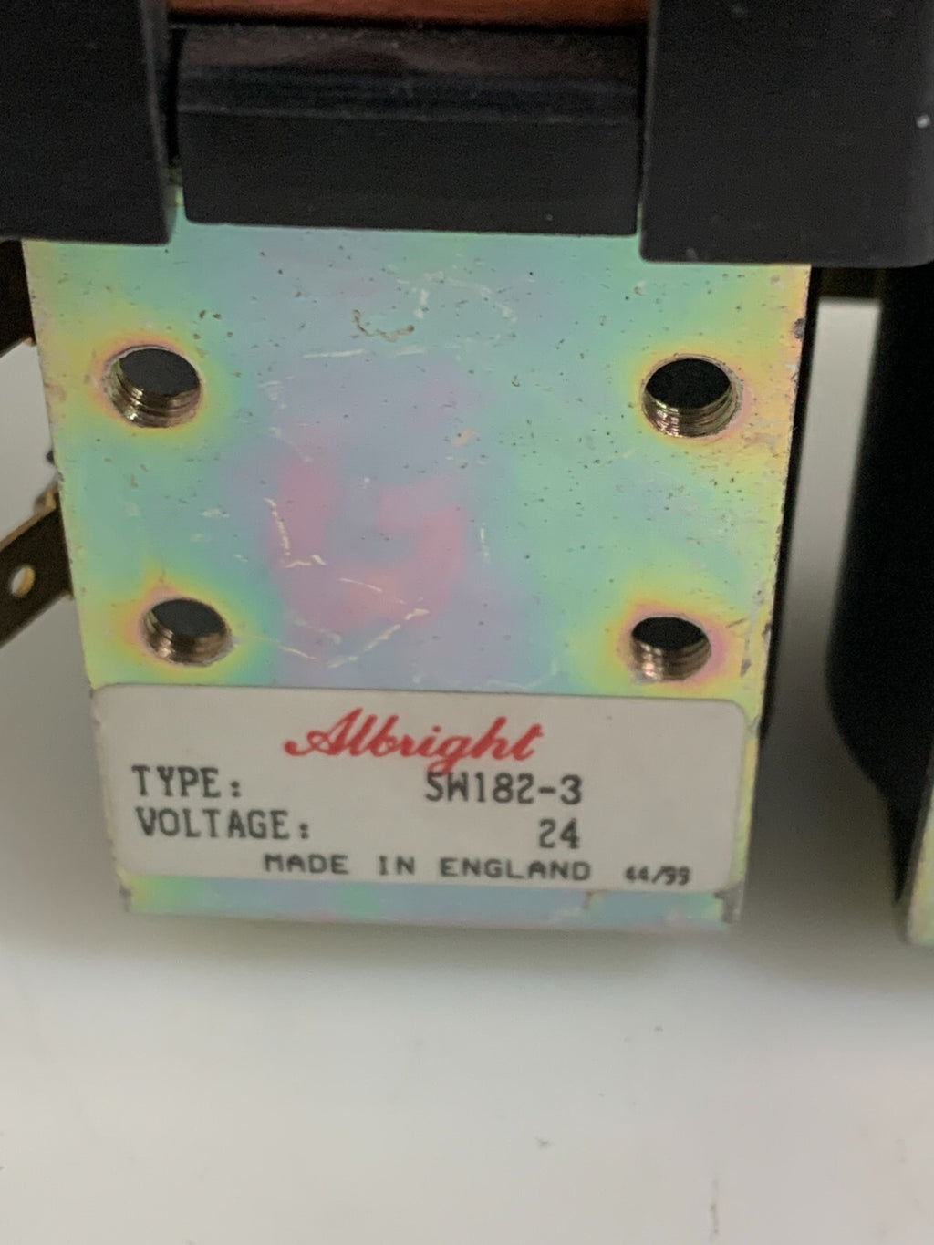 CURTIS ALBRIGHT REVERSING 24 VOLTS CONTACTOR NO BOX1