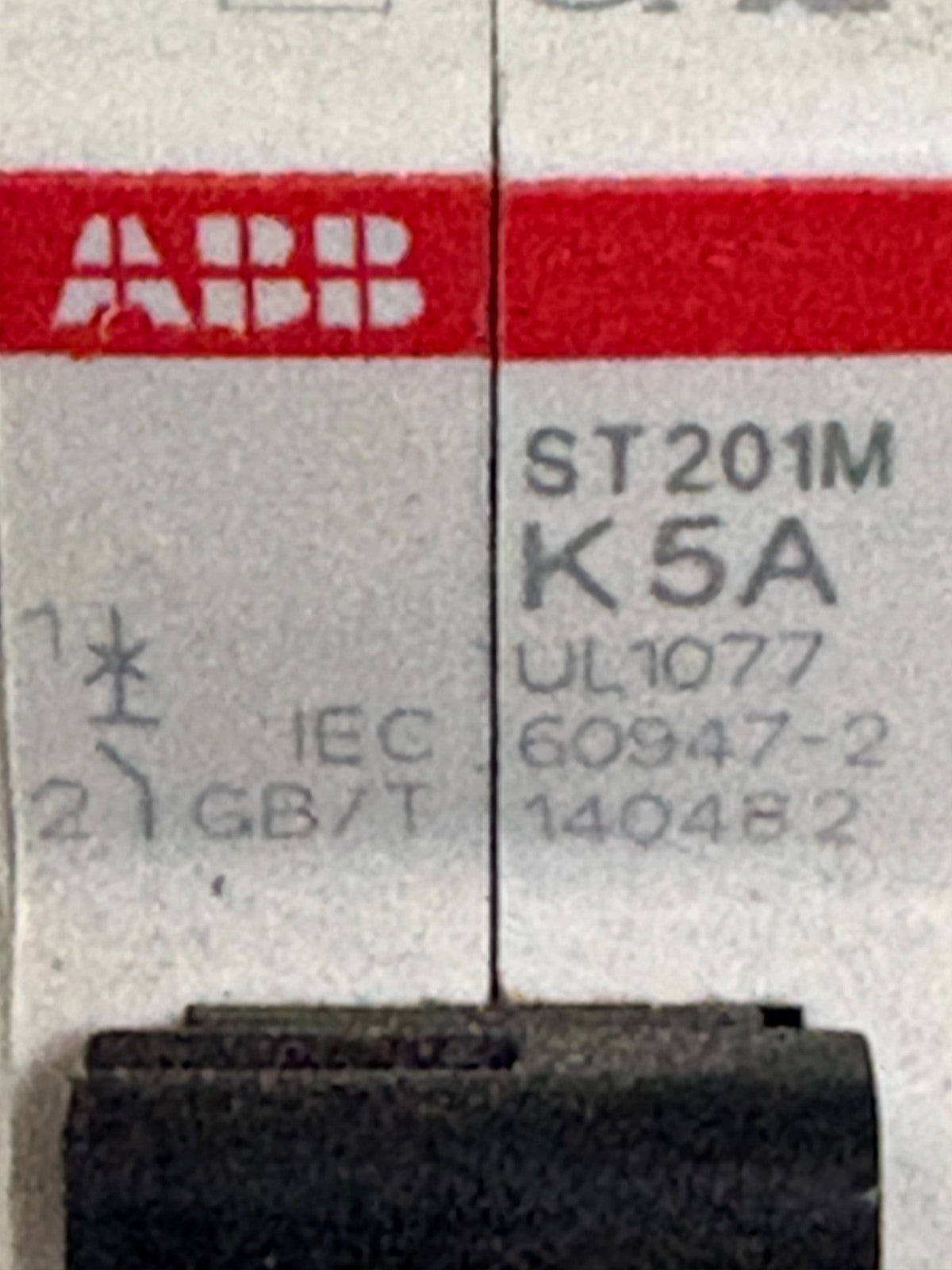 ABB CIRCUIT BREAKER ST201M K 10 A 