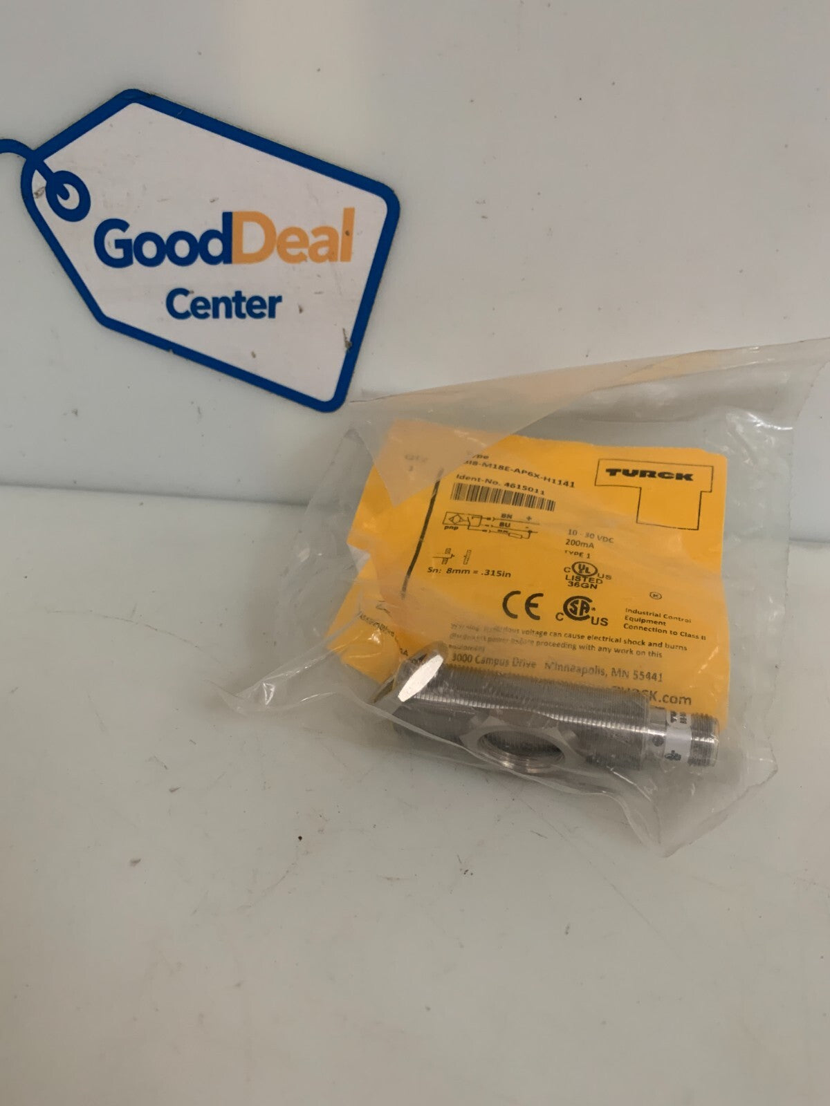 TURCK PROXIMITY SENSOR B18-M18E-AP6X-H1141