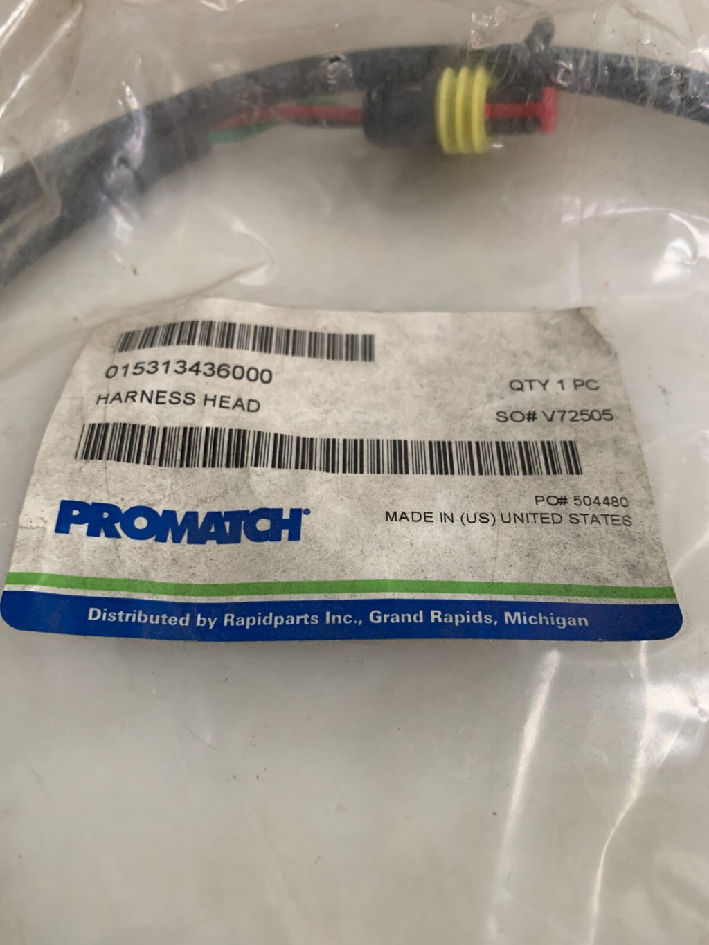 PROMATCH  OYSTER HARNESS HEAD WIRING 015313436000  V72505