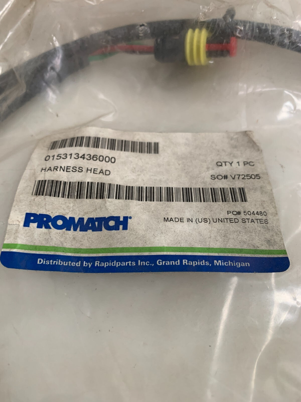 PROMATCH  OYSTER HARNESS HEAD WIRING 015313436000  V72505