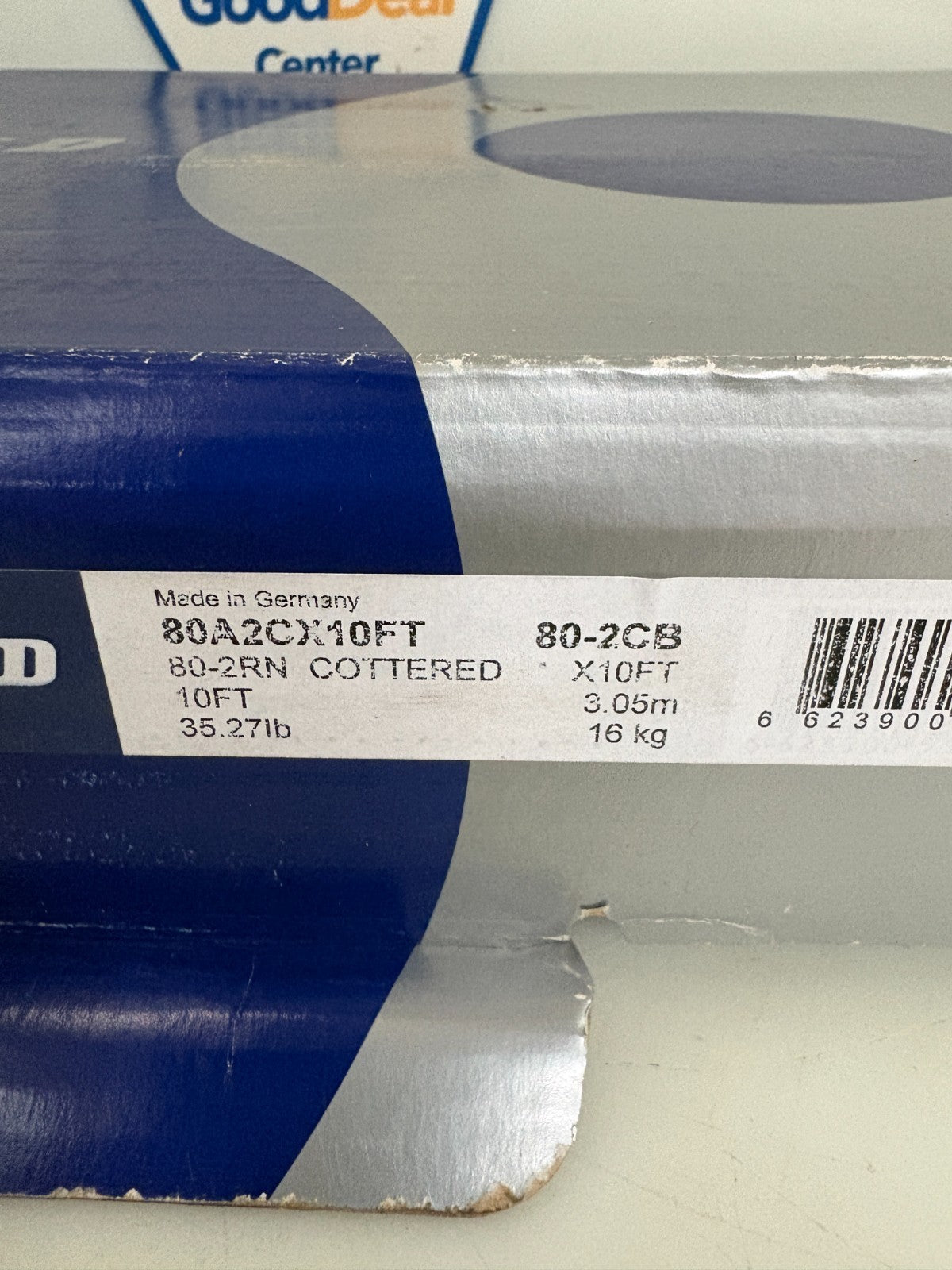 RENOLD 80-2RN COTTERED ROLLING CHAIN 80 A 2CX 10FT 80-2CB1