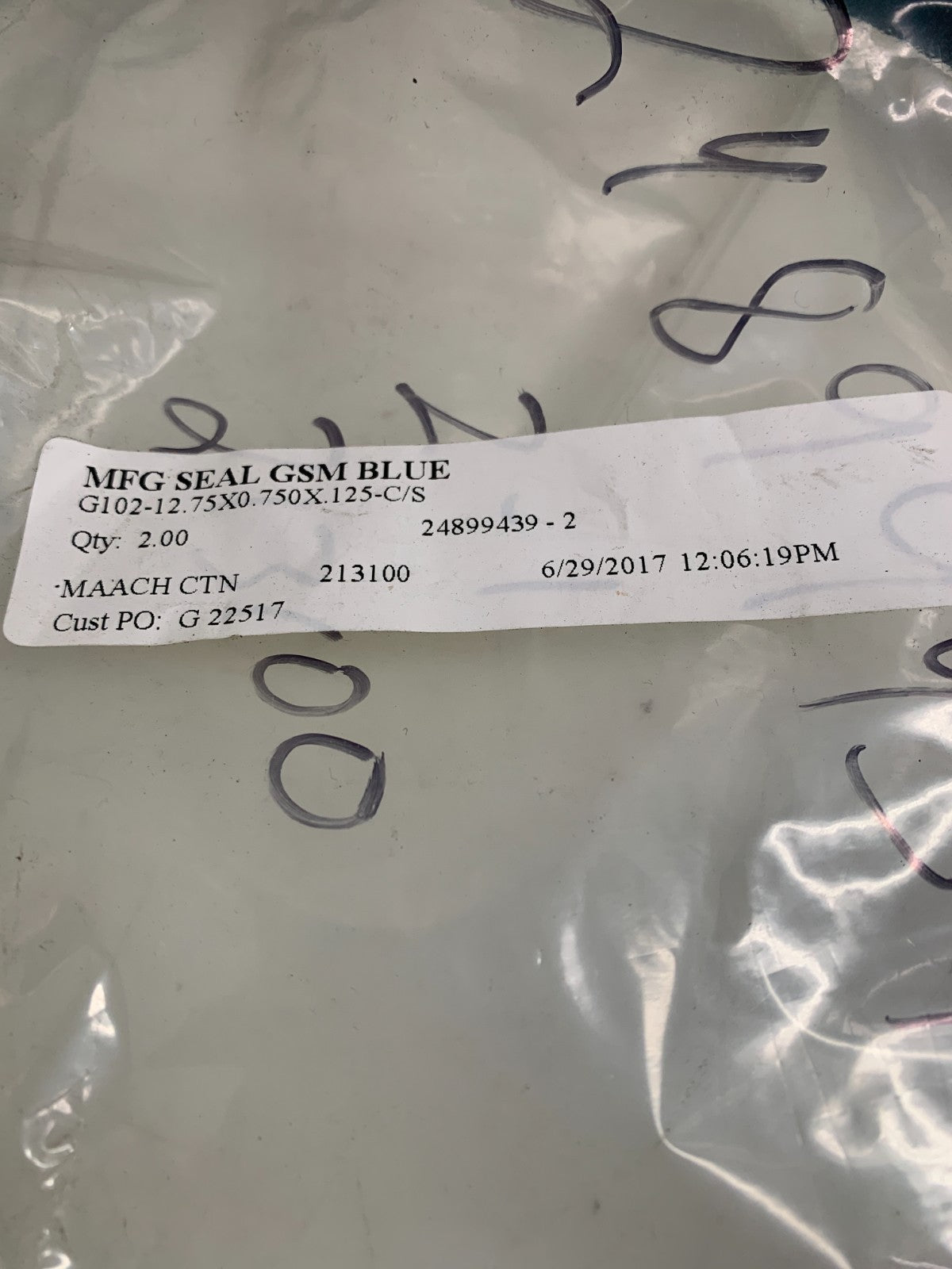 HERCULES  MFG Seal GSM Blue  24899439-2
