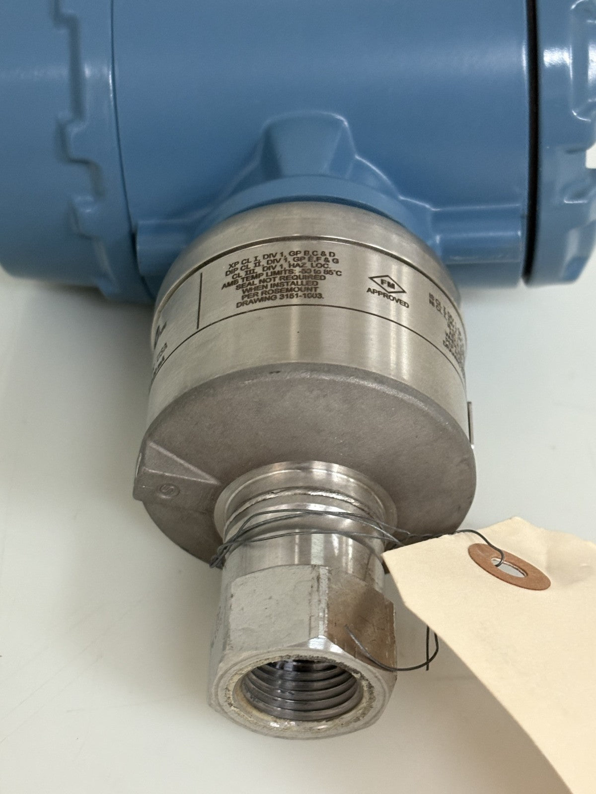 EMERSON ROSEMOUNT PRESSURE TRANSMITTER 300S1AAK5M5 W/SUPER MODULE IN BOX
