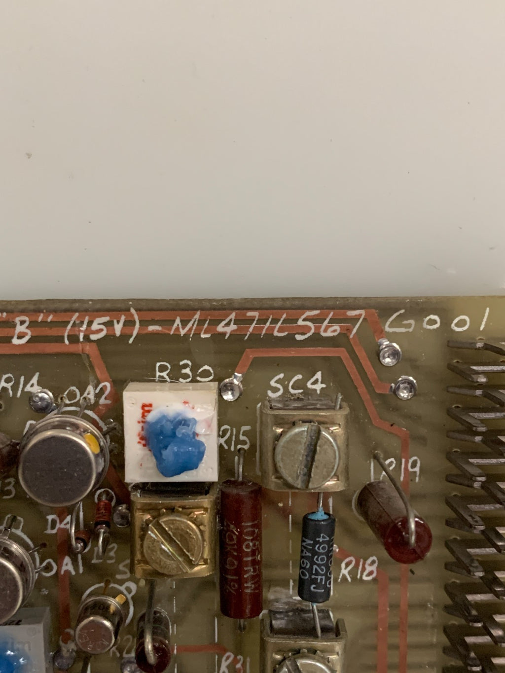 GENERAL ELECTRIC FANUC VOLTAGE RAMP "B" 15V ML471L567  G001