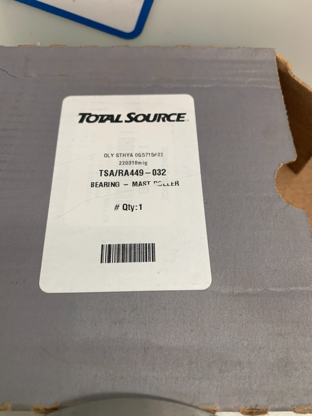 TOTAL SOURCE / RAYMOND  TSA/RA449-032  Mass Roller Fork Lift Bearing1