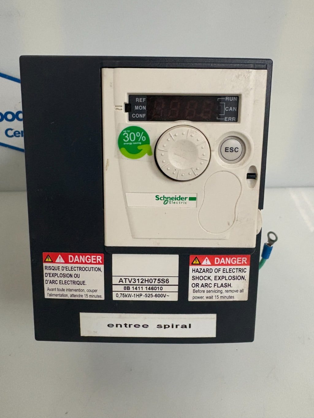 SCHNEIDER ALTIVAR ATV312H075S6 MOTOR DRIVE 1HP