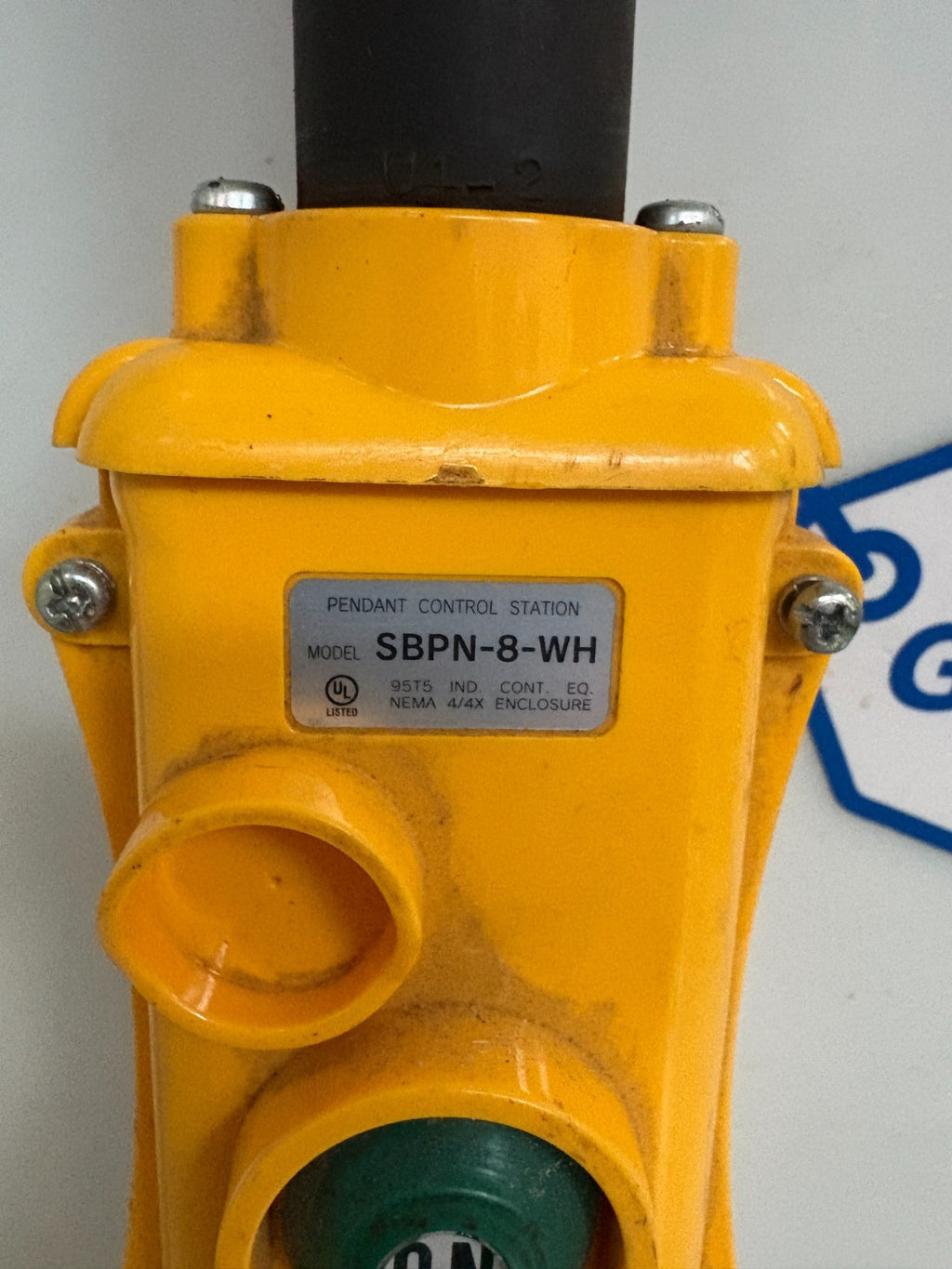 MAGNETEK PENDANT CONTROL STATION 8 BUTTON SBPN-8-WH