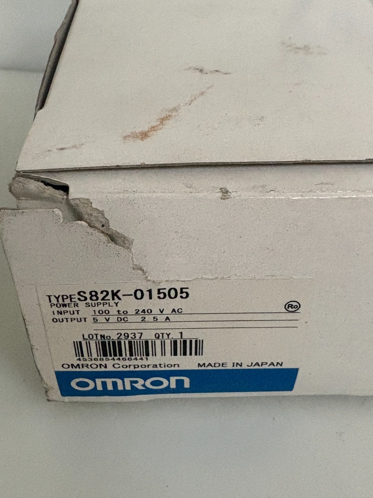 OMRON POWER SUPPLY S82K-015052