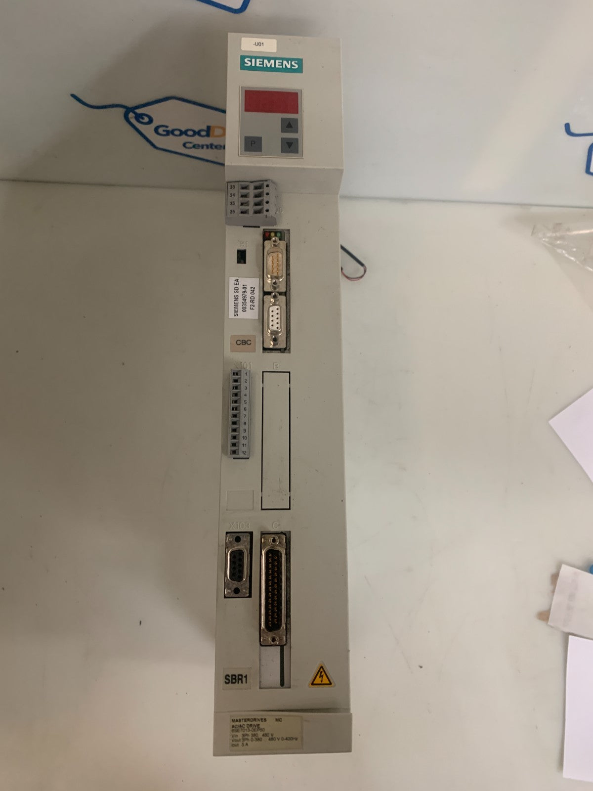 SIEMENS AC AC DRIVE 3PH 6 SE7013-OEP60-Z Z-F01+C23+G21