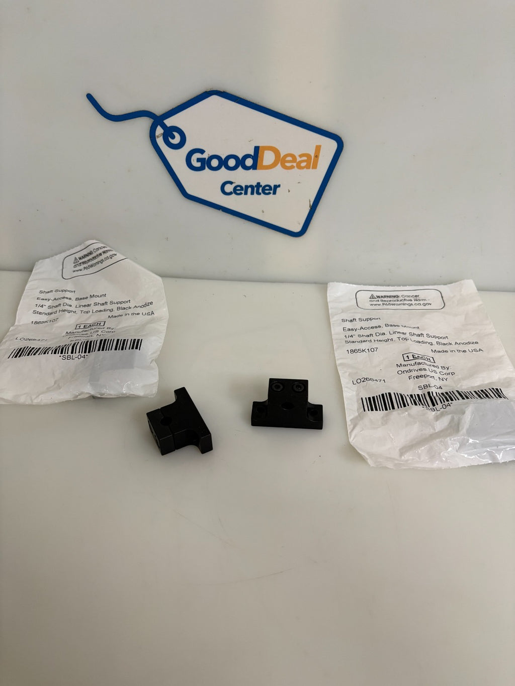 LOT OF 4 ONDRIVES US CORP LINEAR SHAFT SUPPORT SBL-040