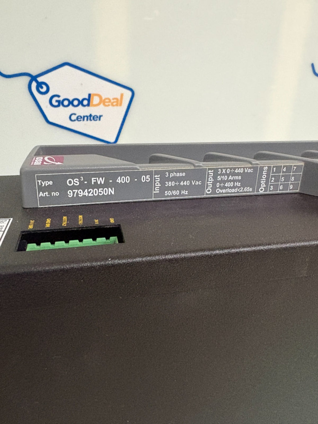 OSAI AC SERVO DRIVE 0S3-FW-400-05 #97942050N