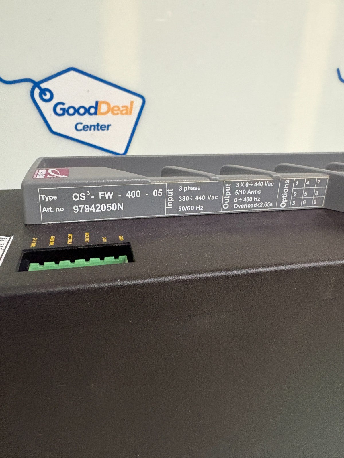 OSAI AC SERVO DRIVE 0S3-FW-400-05 #97942050N
